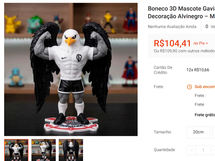 Mascote Corinthians