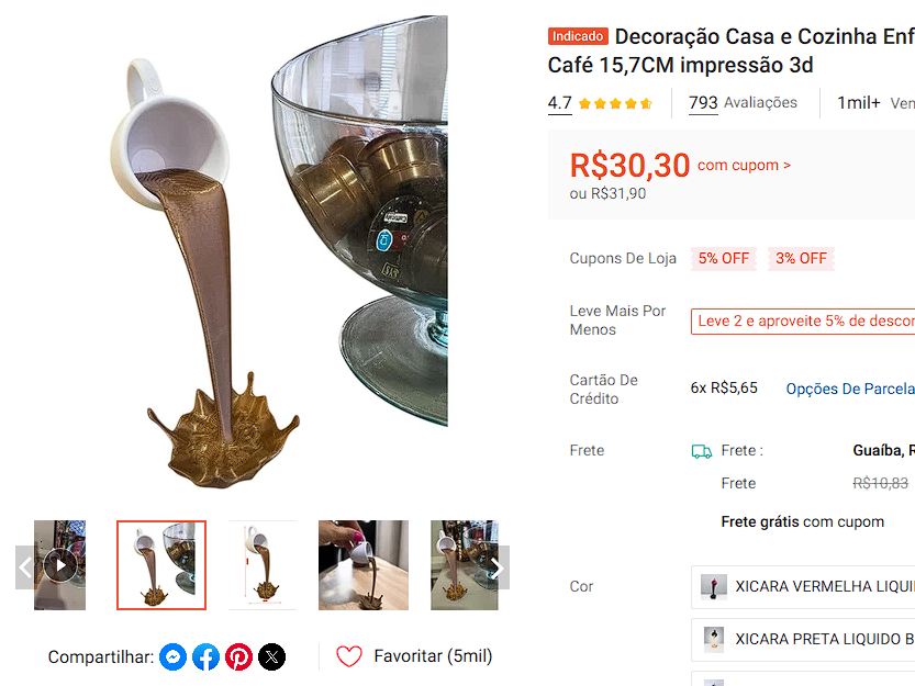 Decoração de Café